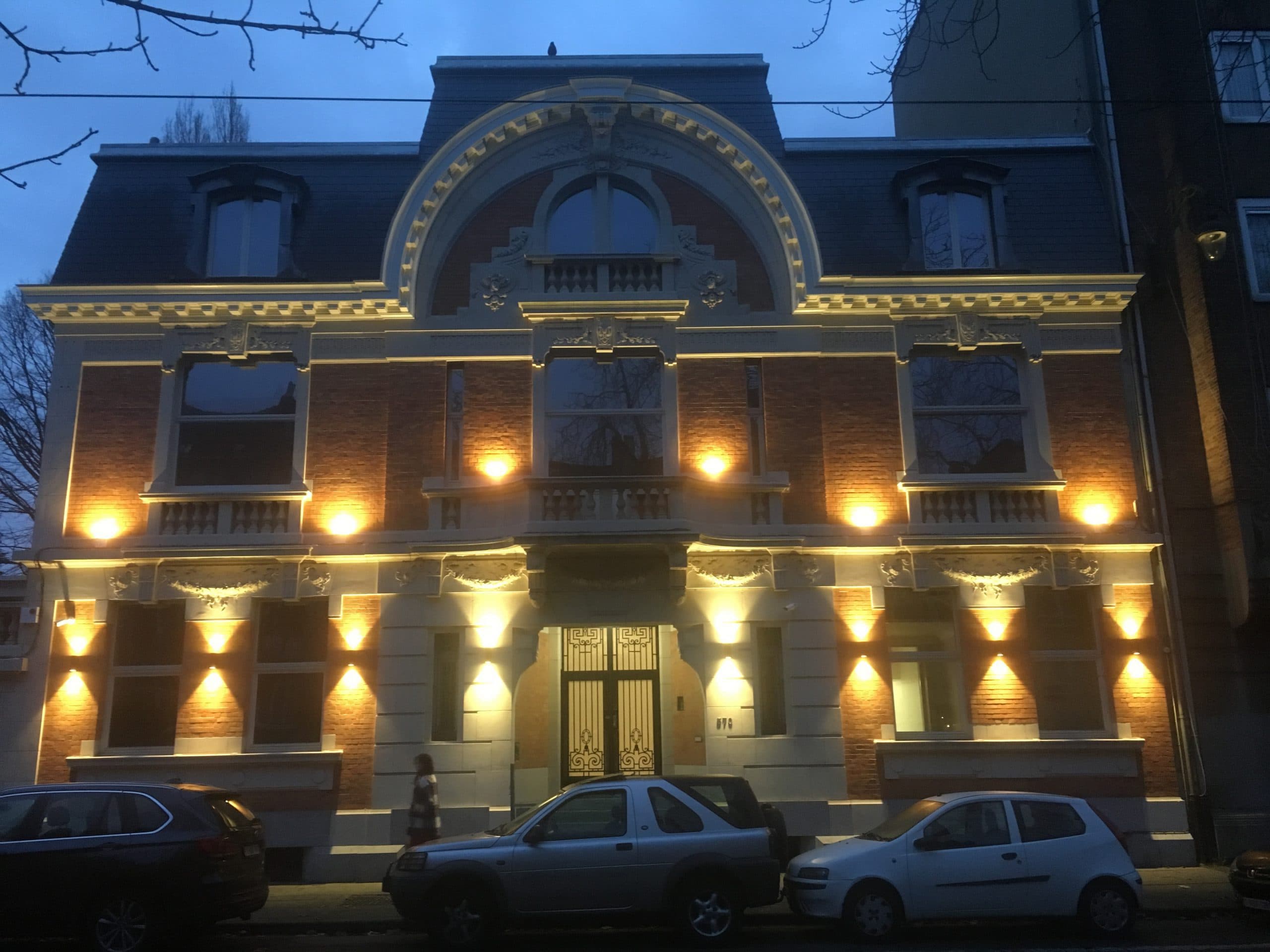 Renovatie van een herenhuis in een kantoorgebouw