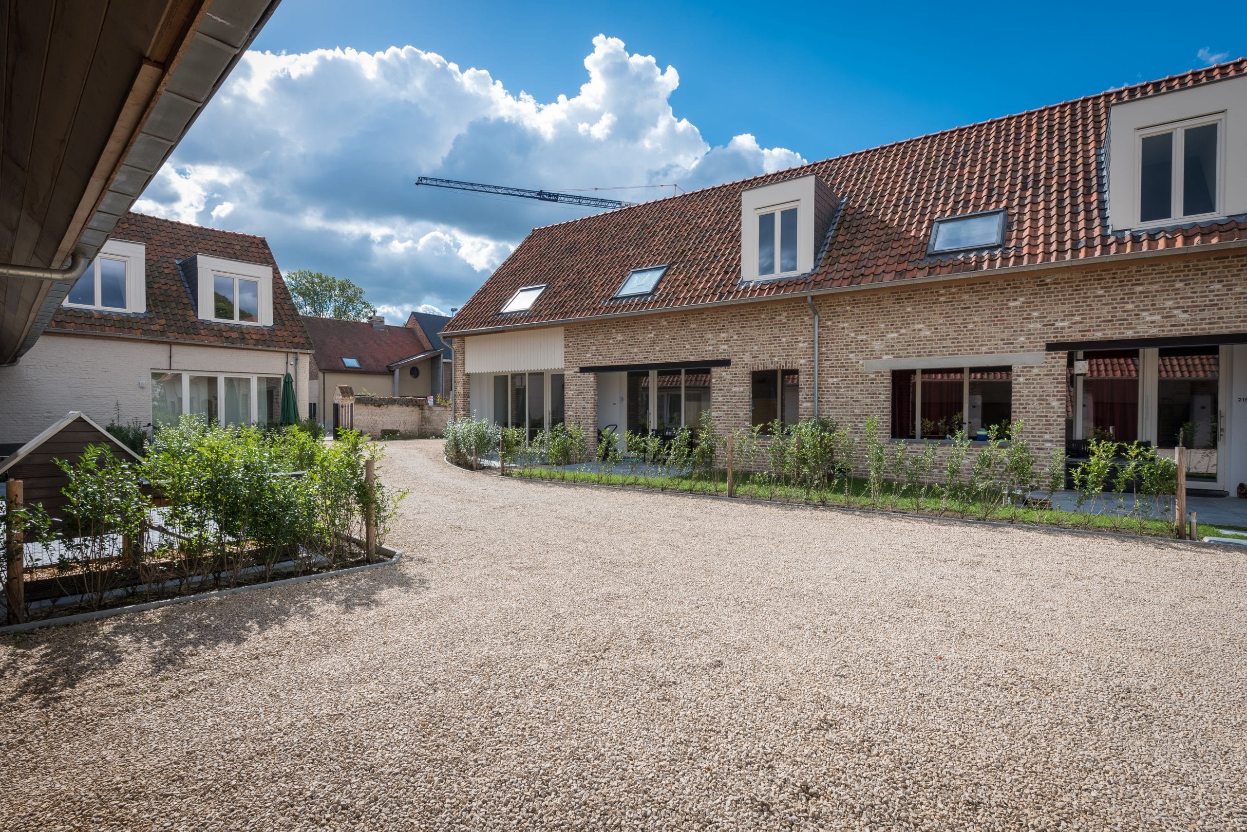 Renovatie van een hoeve tot een woonerf